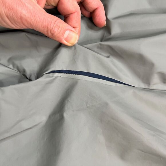 Vintage Columbia Rain Pants Men XL Extra Large Grey Elastic Waist Waterproof PVC - Picture 5 of 14